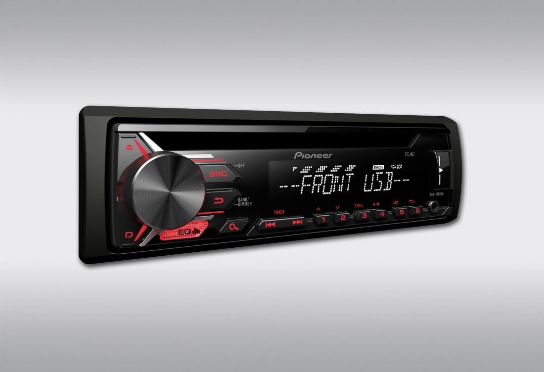 Автомобильная магнитола 1DIN Pioneer DEH-1900UB (CD/USB-ресивер)